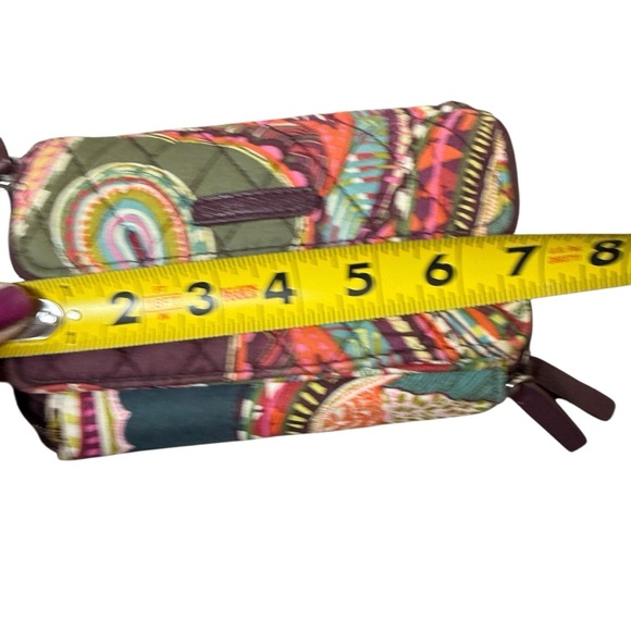 VERA BRADLEY Heirloom Paisley RFID Wallet Wristlet Strap Fall Autumn Quilted - Picture 10 of 13